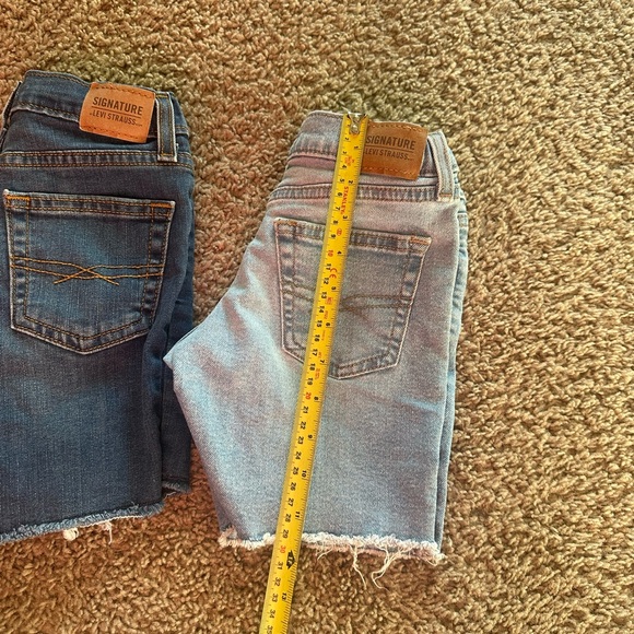 Bundle of 2 Boys Signature by Levi Strauss Blue Denim Shorts- Size 7 - Picture 9 of 10